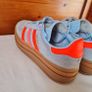 2025 adidas gazelle bold Size 5.5 eu 38 2/3 clear sky/solar red in excellent condition Image 10