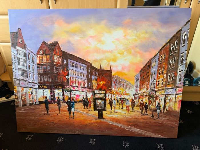 Painting of Grafton Street
