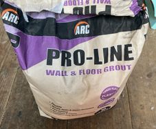 Grout for tiling