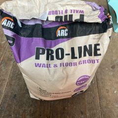 Grout for tiling