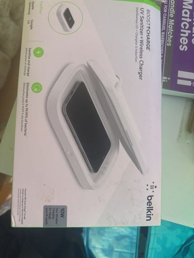 wireless charging and UV sanitiser