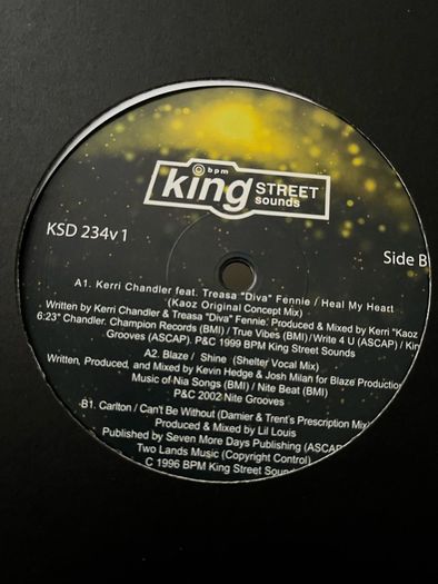 Danny krivit - mix the vibe sampler 12" vinyl