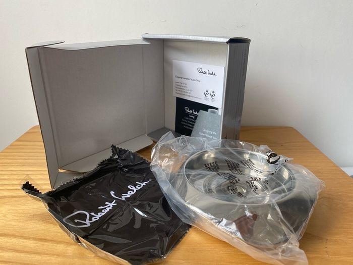 Robert Welch Drift Wine Coaster 135mm Stainless Steel.