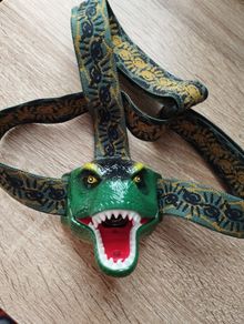 T-Rex dinosaur headlamp.