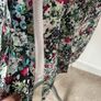 New look floral shower resistant coat parka style size 14 Image 4
