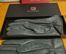 Ashwood 100% Leather Ladies Gloves From Kilkenny Design Shop. As New In Box. S7 Size.