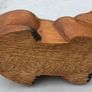 two nice wooden cat sculpture's Image 6