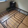 Black Metal Double Bed Frame Image 3