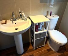 Bathroom basin / toilet / storage unit