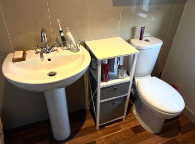 Bathroom basin / toilet / storage unit