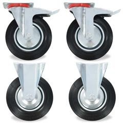8 pcs Casters 200 mm
