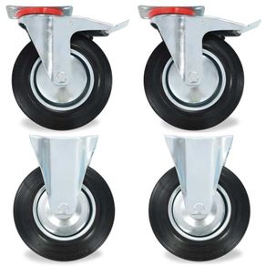 8 pcs Casters 200 mm