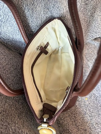 Leather handbag