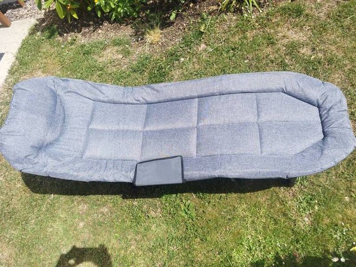 Adult single camping bed with mattress included