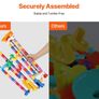 Marble Run Set 230 PCS with Motorized Elevator & 15 Marbles |STEM Building Toy for Kids Image 3