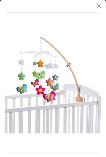 Livonir Wooden Baby Mobile Holder Cot Attachment Extra High Brand New
