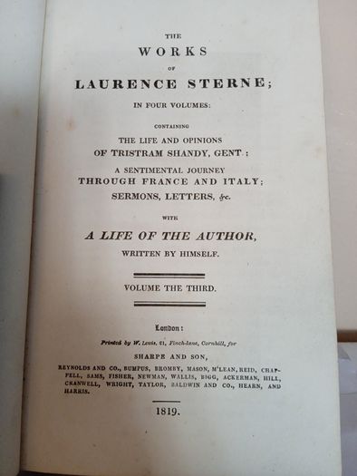 The Works of Laurence Sterne, Vol. 3 by Laurence Sterne (AB518)
