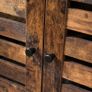 _Bathroom cabinet, bathroom cabinet, 60 x 30 x 80 cm, storage cabinet, lamellar doors, open compartment, adjustable shelf level, vintage brown Image 5