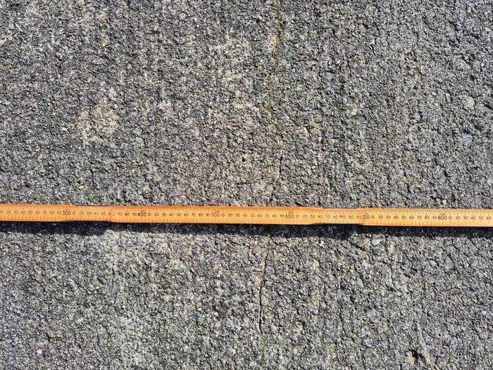 Vintage Blundell Harling 2m Wooden Folding Ruler  BS 4484 Metric