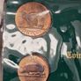 Ireland 1965 Coin Set in Plastic Holder Florin 3d 1d 1/2d Image 4