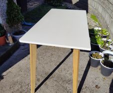 White desk 120x60 75cm high