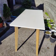 White desk 120x60 75cm high