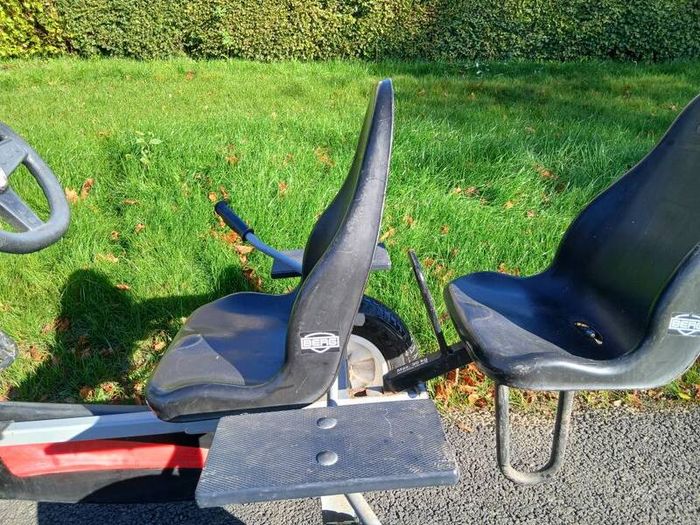 Berg Go Kart silver 2 seats