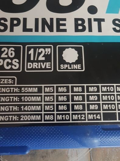 spline bit socket