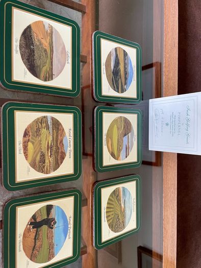 Six Irish Golfing Greats Pimpernel Irish Heritage Collection Coasters