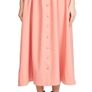 CHINTI & PARKER Gathered dust pink skirt with pockets Image 9