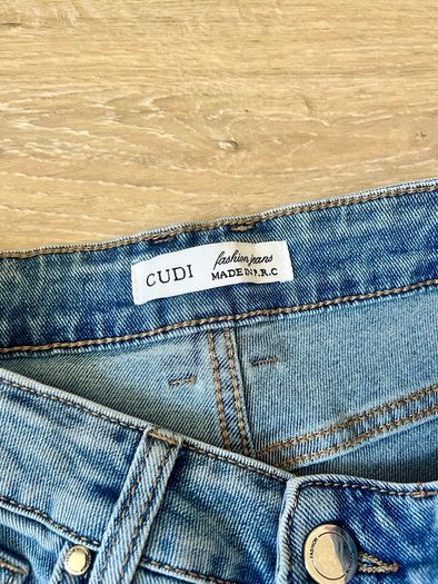 ladies denim Bermuda denim shorts/jorts