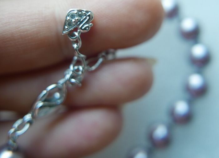 Swarovski Purple Pearl Bracelet