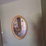 Stunning large oval gold plated mirror- heavy Image 2