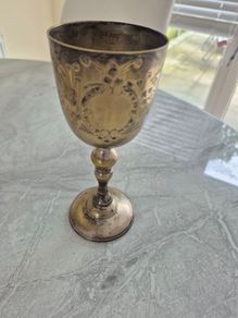 Brass Old Vintage Goblet Cup