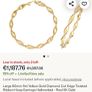 Vintage 9ct yellow gold twist hoop earrings Image 8