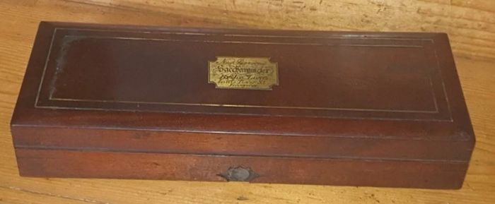 Antique Mahogany Box - 19th Century