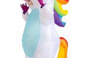 Inflatable Costume Unicorn Full Body Unicorn Air Blow-up Deluxe Halloween Costume - Adult Size (MULTIPLE COLOURS)