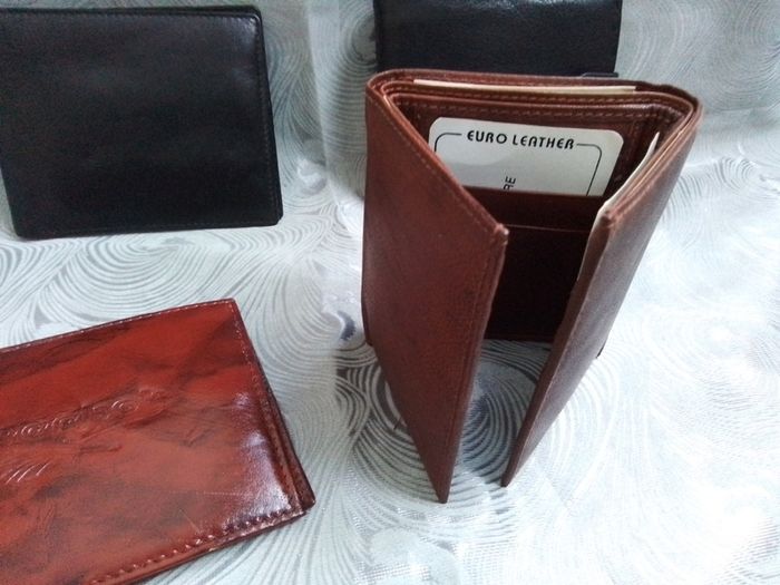 Five Leather Wallets