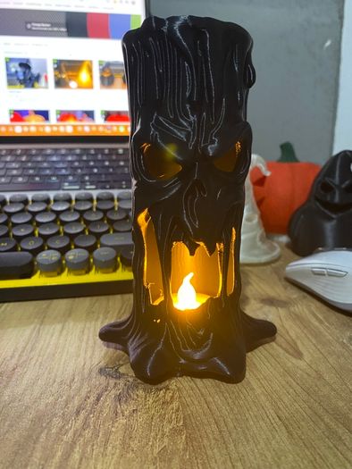 Haunted Candle Holder