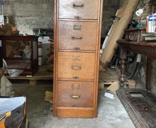 Antique filing cabinet - Oak