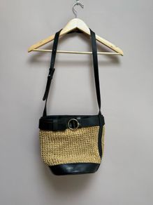 Claudie Pierlot raffia bucket bag