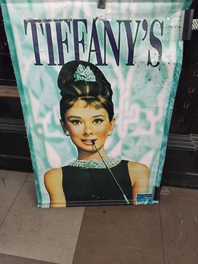 Breakfast At Tiffany's wall hanging