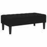 Bench Black 113 x 57 x 39 cm Velvet Image 3