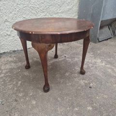Round Wooden Side Table