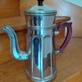 Antique French coffee pot make Menesa chrome Image 7