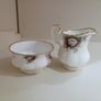 Sugar Bowl & Milk Jug Royal Albert " Celebration" Bone China Image 2