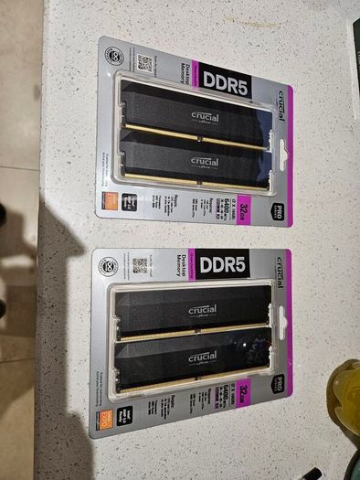 Desktop RAM: DDR5 32gb Kit (2x16gb). I've two of these kits.