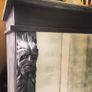 Antique Early 1900s Restored Linen Cabinet Lock and Key Image 2