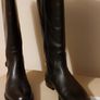 Brand New in Box Clarks Black Leather Knee High Boots - Size 5 EE Image 2