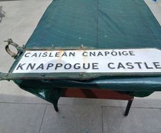 Vintage  cast iron  road sign